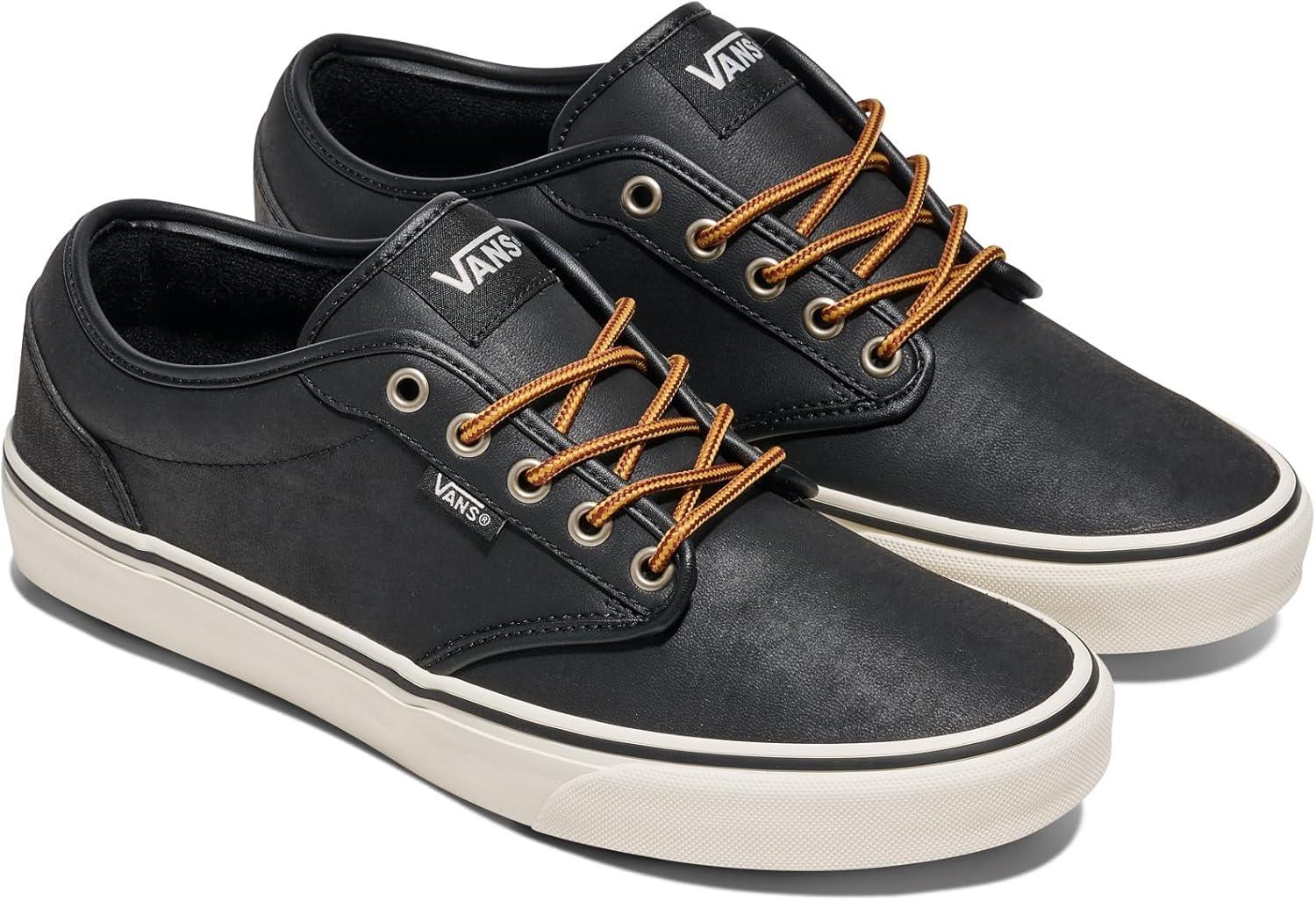 image:imageVans Mens Atwood SneakerLeather BlackMarshmallow