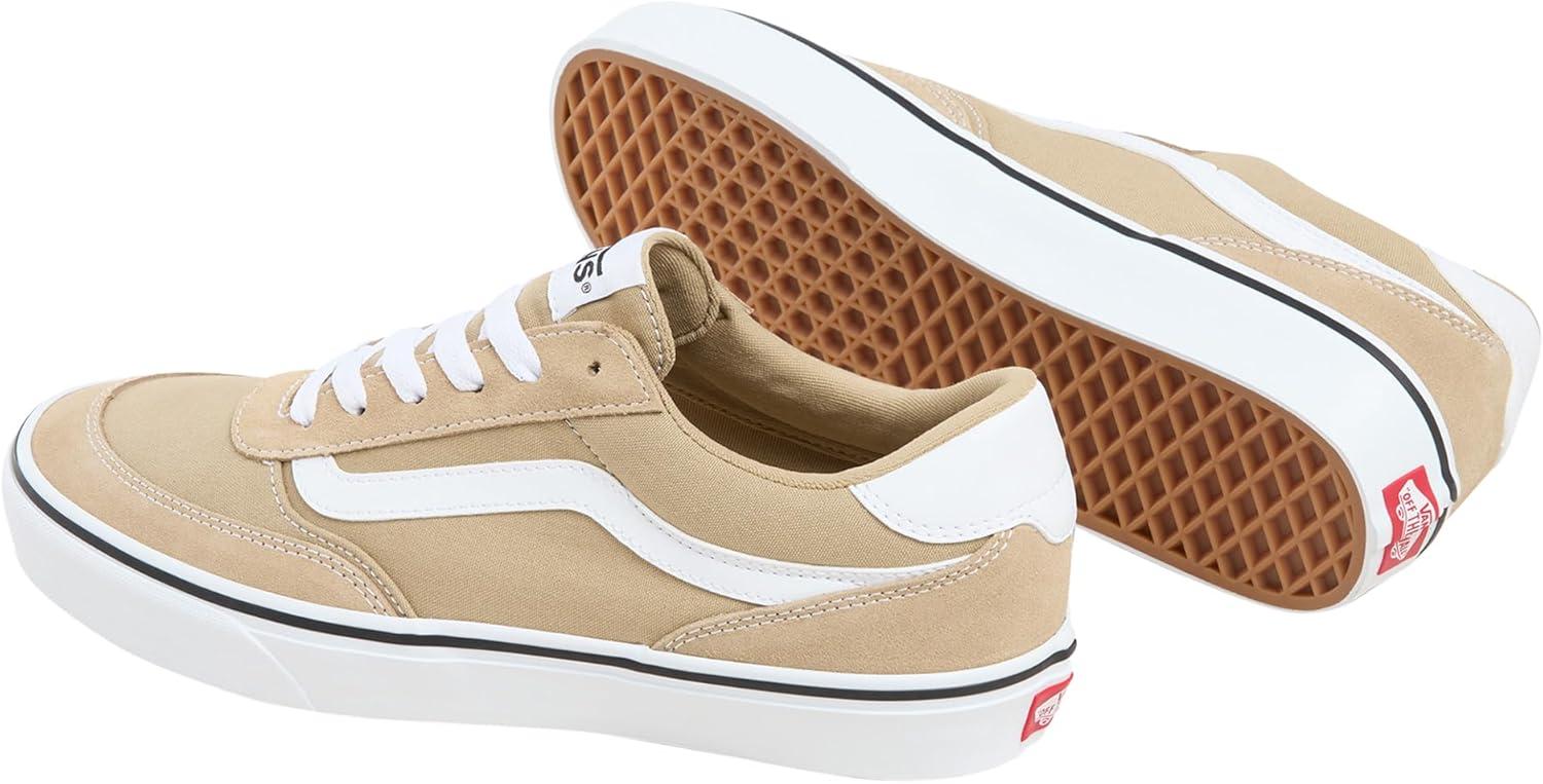 image:imageVans Mens Brooklyn LsSuede Canvas Beige Incense