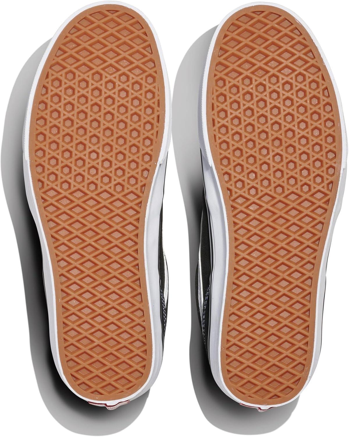 image:imageVans Mens Brooklyn LsSuedeCanvas BlackWhite