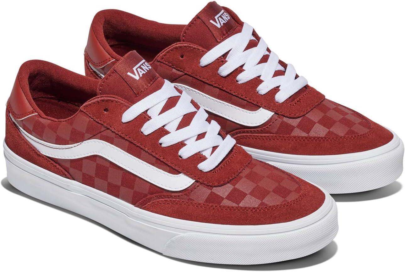 image:imageVans Mens Brooklyn LsTonal Check Brick Red