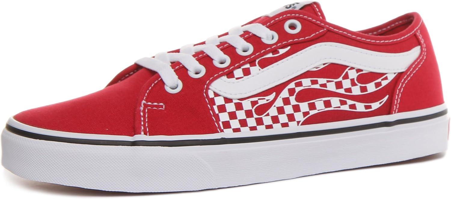image:imageVans Mens Filmore Decon SneakerFlame Check Chili Pepper White