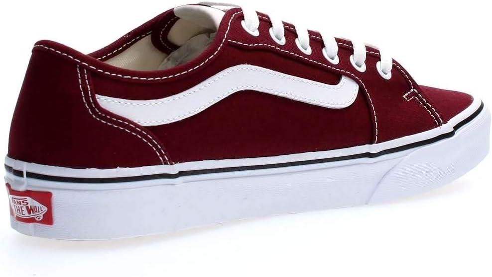 image:imageVans Mens Filmore Decon SneakerRed Canvas Port Royale White 8j7