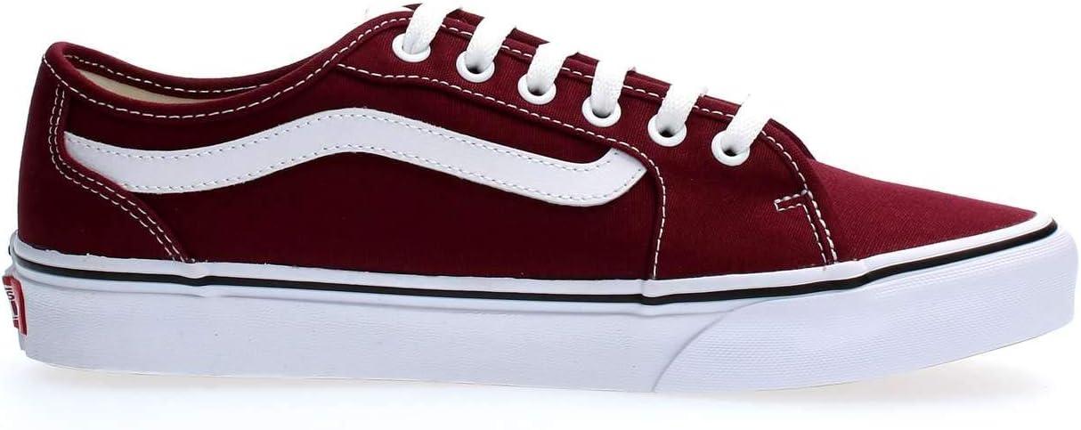 image:imageVans Mens Filmore Decon SneakerRed Canvas Port Royale White 8j7