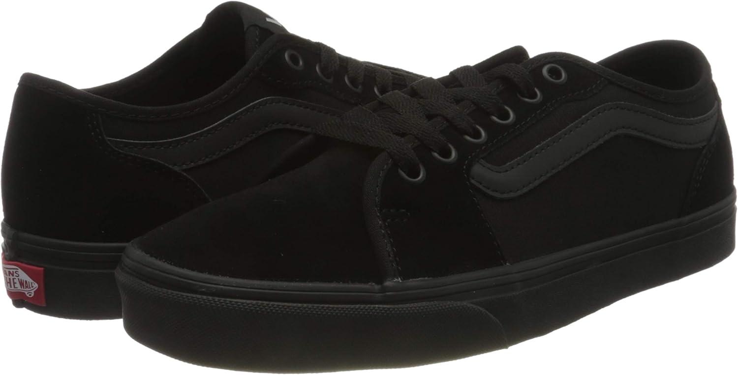 image:imageVans Mens Filmore Decon SneakerSuede Canvas Black Black
