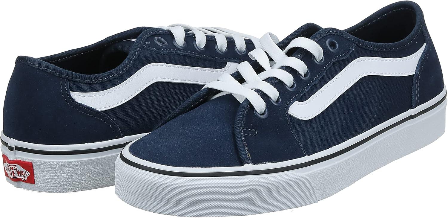 image:imageVans Mens Filmore Decon SneakerSuede Canvas Dress Blues White