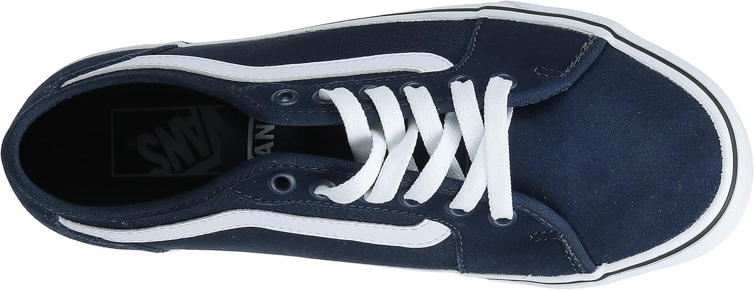 image:imageVans Mens Filmore Decon SneakerSuede Canvas Dress Blues White