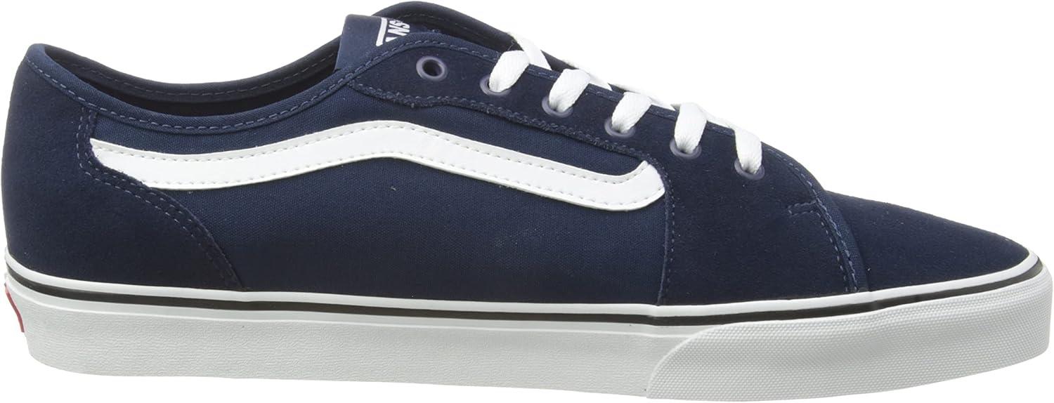 image:imageVans Mens Filmore Decon SneakerSuede Canvas Dress Blues White
