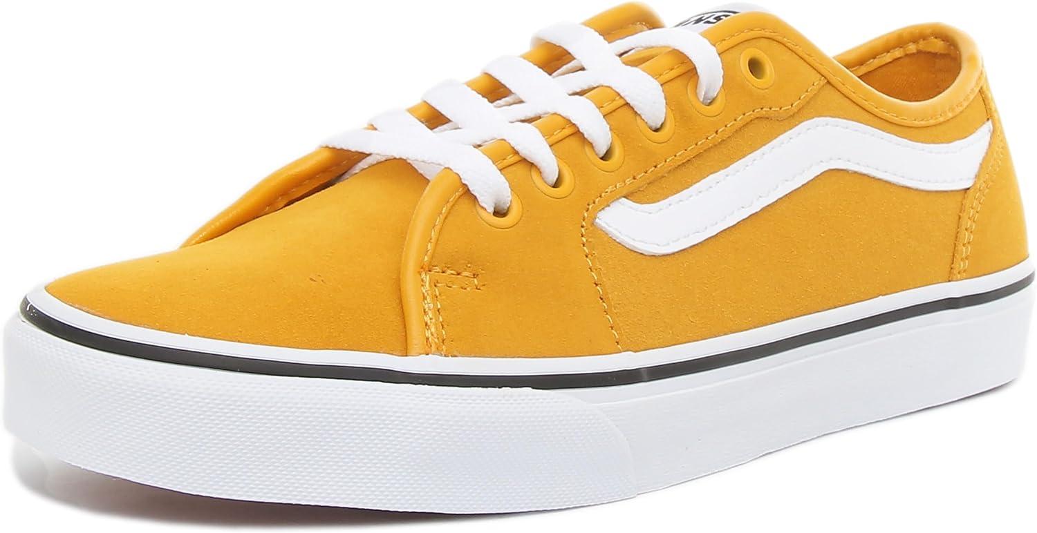 image:imageVans Mens Filmore Decon SneakerSuede Golden Glow White