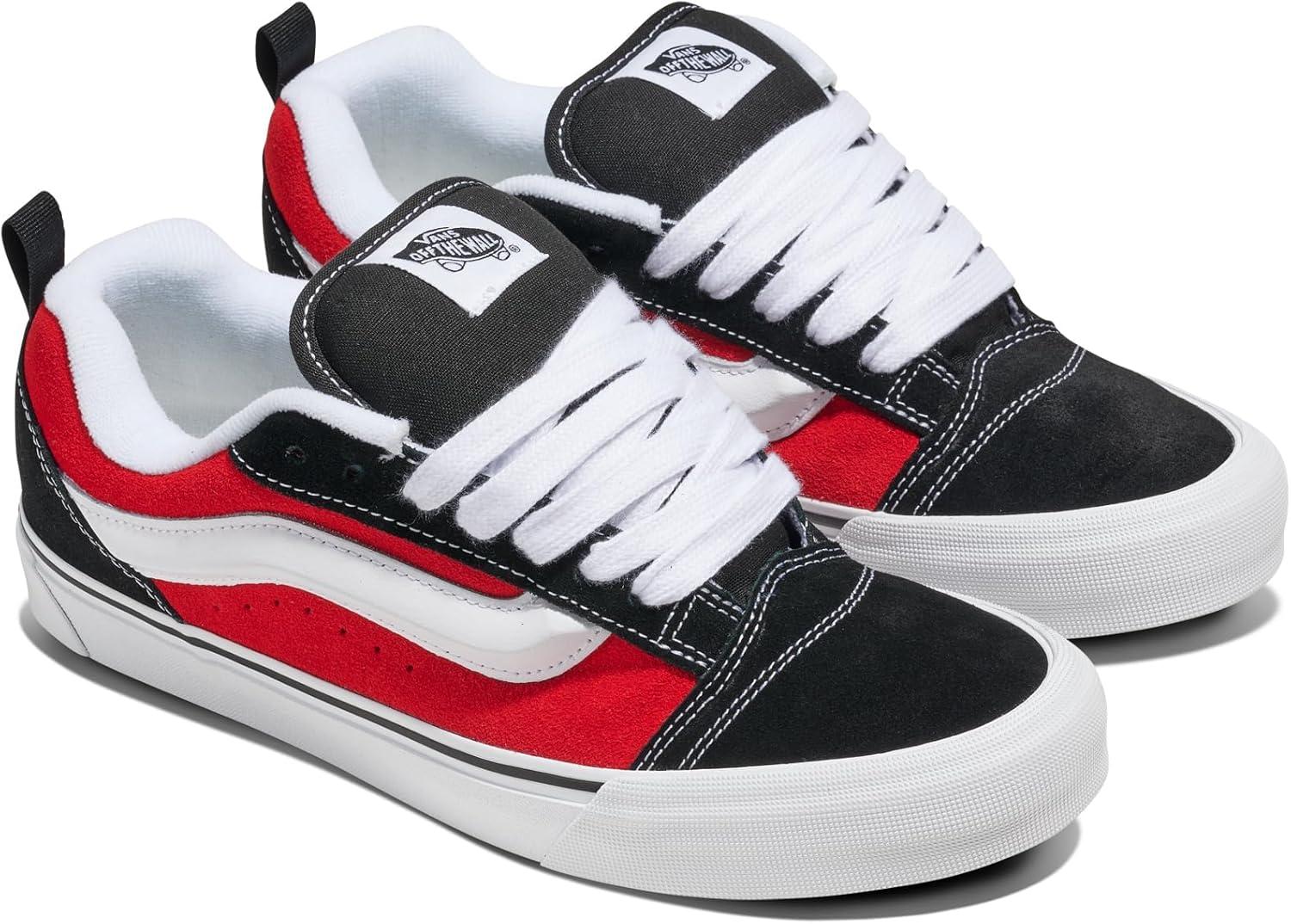 image:imageVans UnisexAdult Knu Skool ShoeRedTrue White