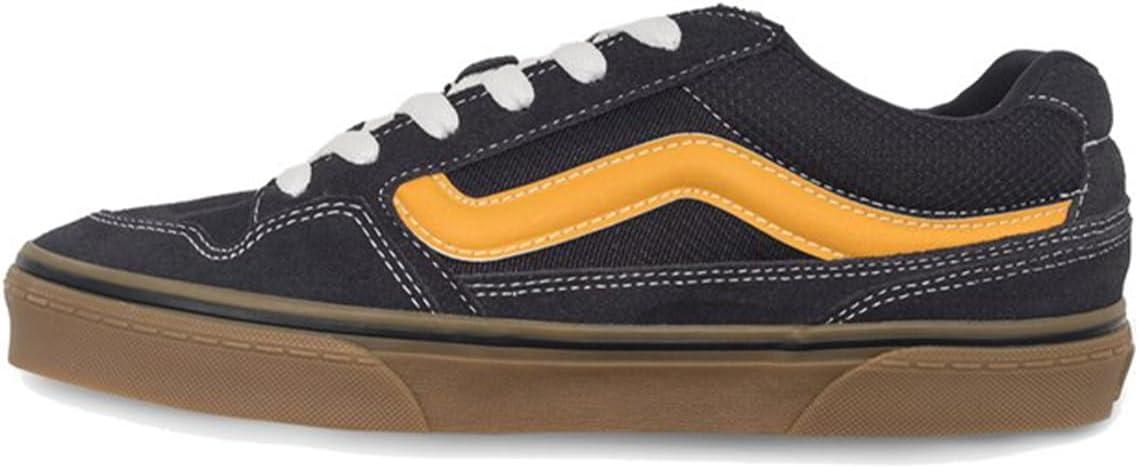 image:imageVans UnisexChild Caldrone Low Top ShoeSuede Gum Charcoal Yellow