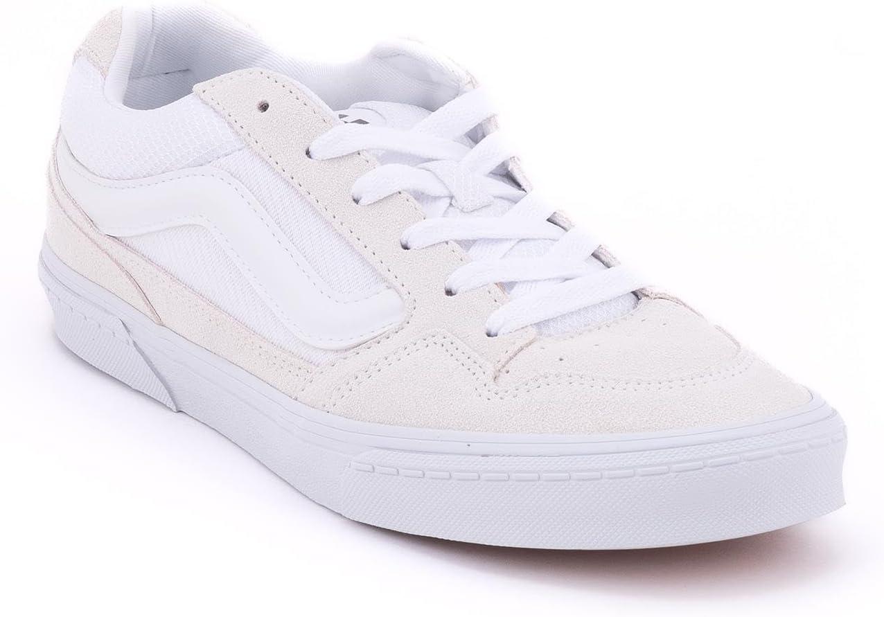 image:imageVans UnisexChild Caldrone Low Top ShoeSuede Mesh White White