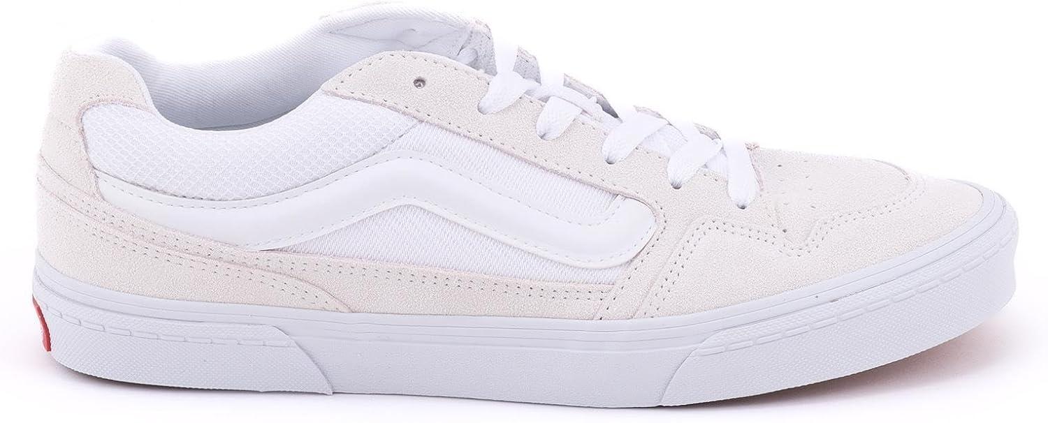 image:imageVans UnisexChild Caldrone Low Top ShoeSuede Mesh White White
