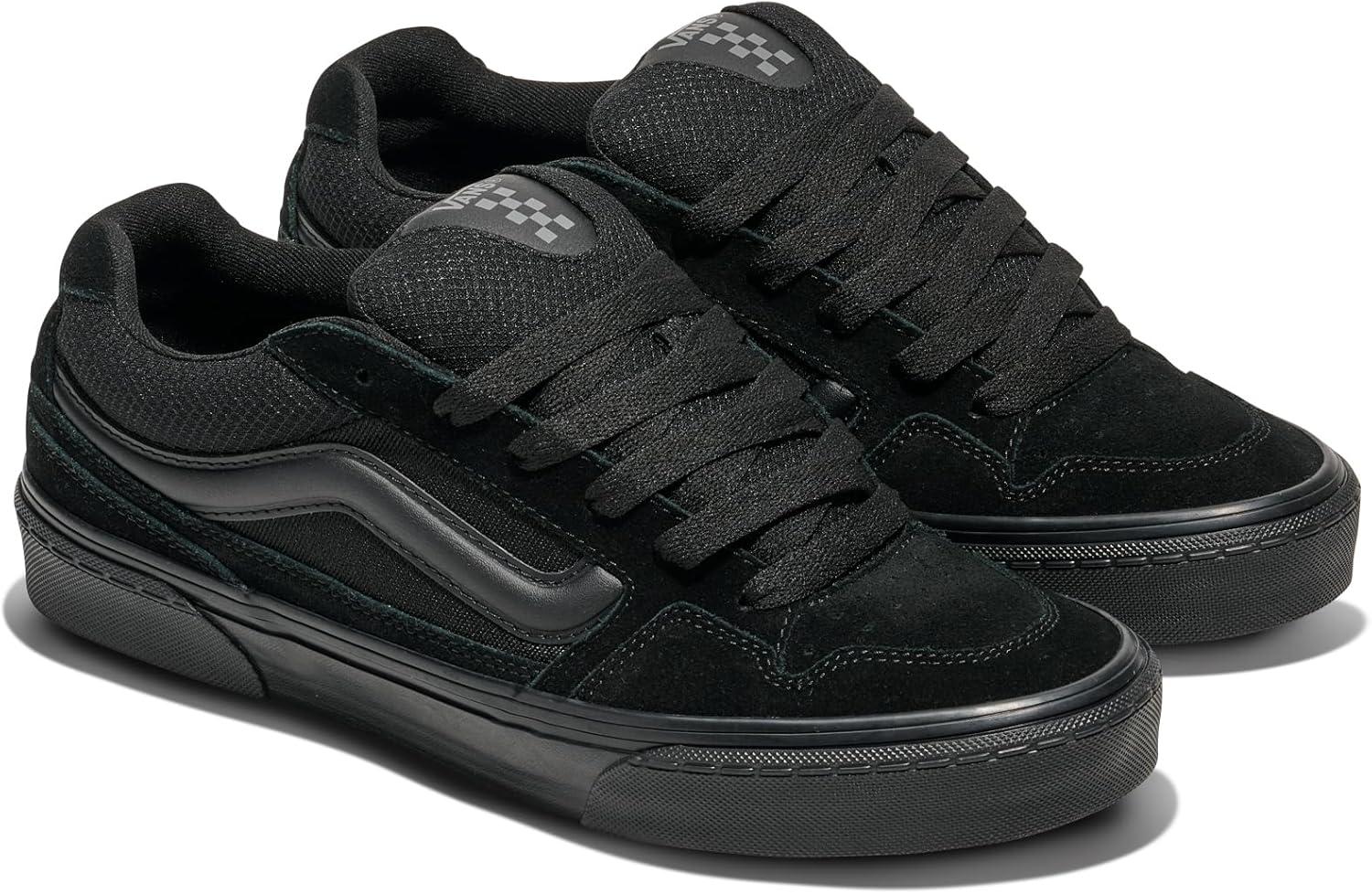 image:imageVans UnisexChild Caldrone Low Top ShoeSuedeMesh BlackBlack