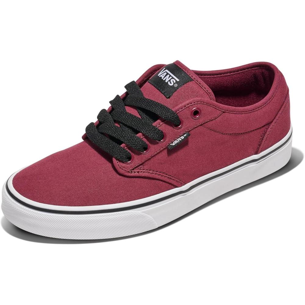 image:imageVans Mens Atwood SneakerCanvas OxbloodWhite