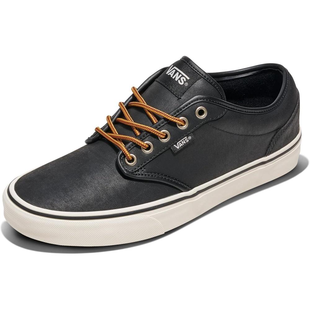 image:imageVans Mens Atwood SneakerLeather BlackMarshmallow