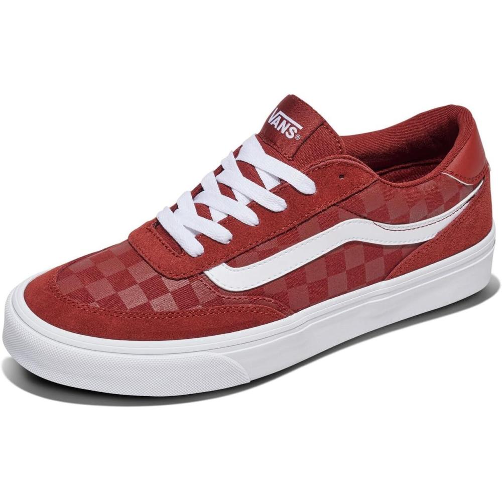 image:imageVans Mens Brooklyn LsTonal Check Brick Red