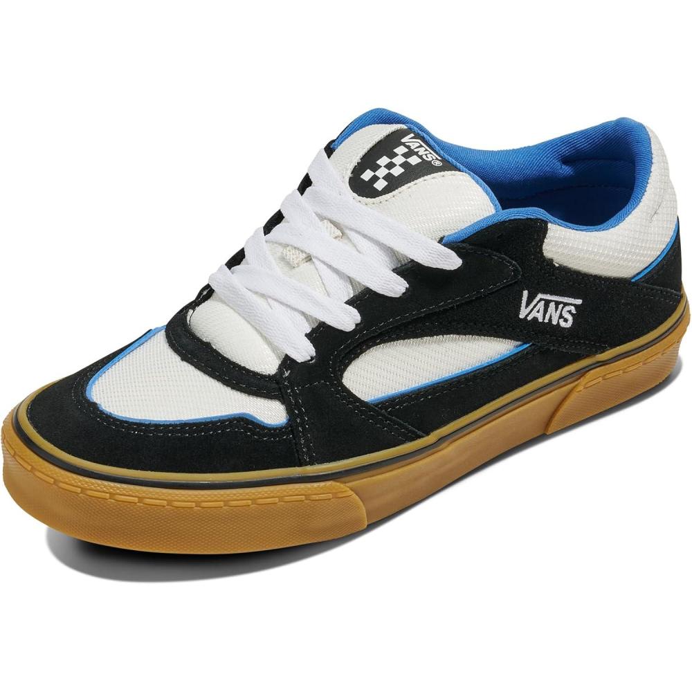 image:imageVans Mens Chukka Push ShoesGum BlackWhite Mesh