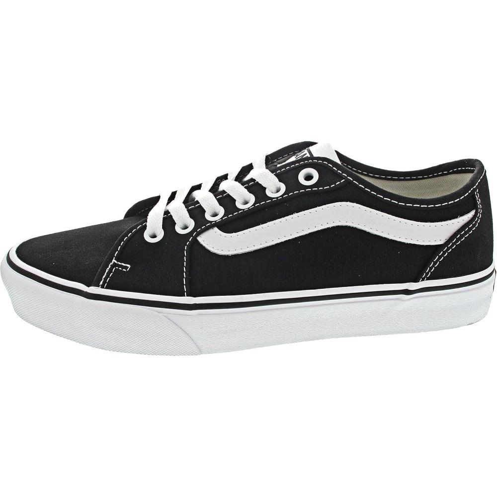image:imageVans Mens Filmore Decon SneakerBlack Canvas Black White 187