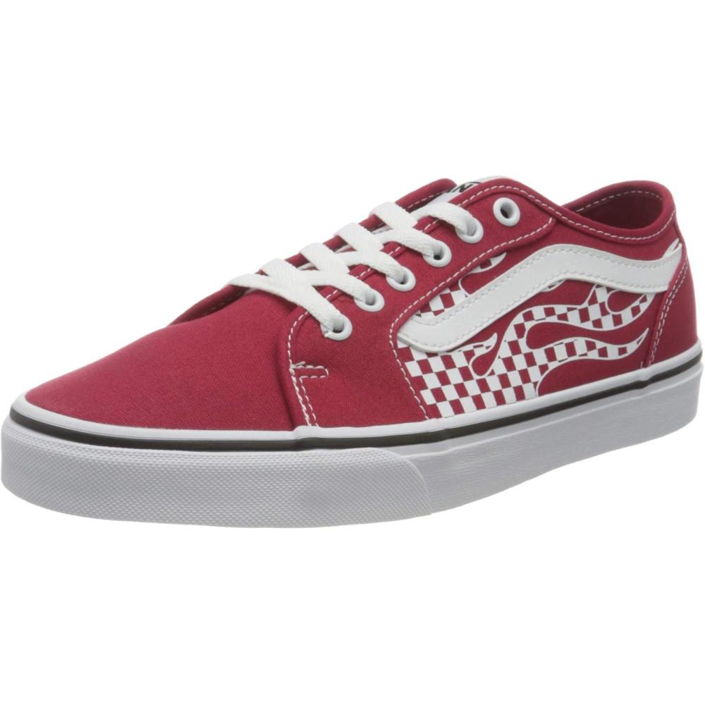 image:imageVans Mens Filmore Decon SneakerFlame Check Chili Pepper White