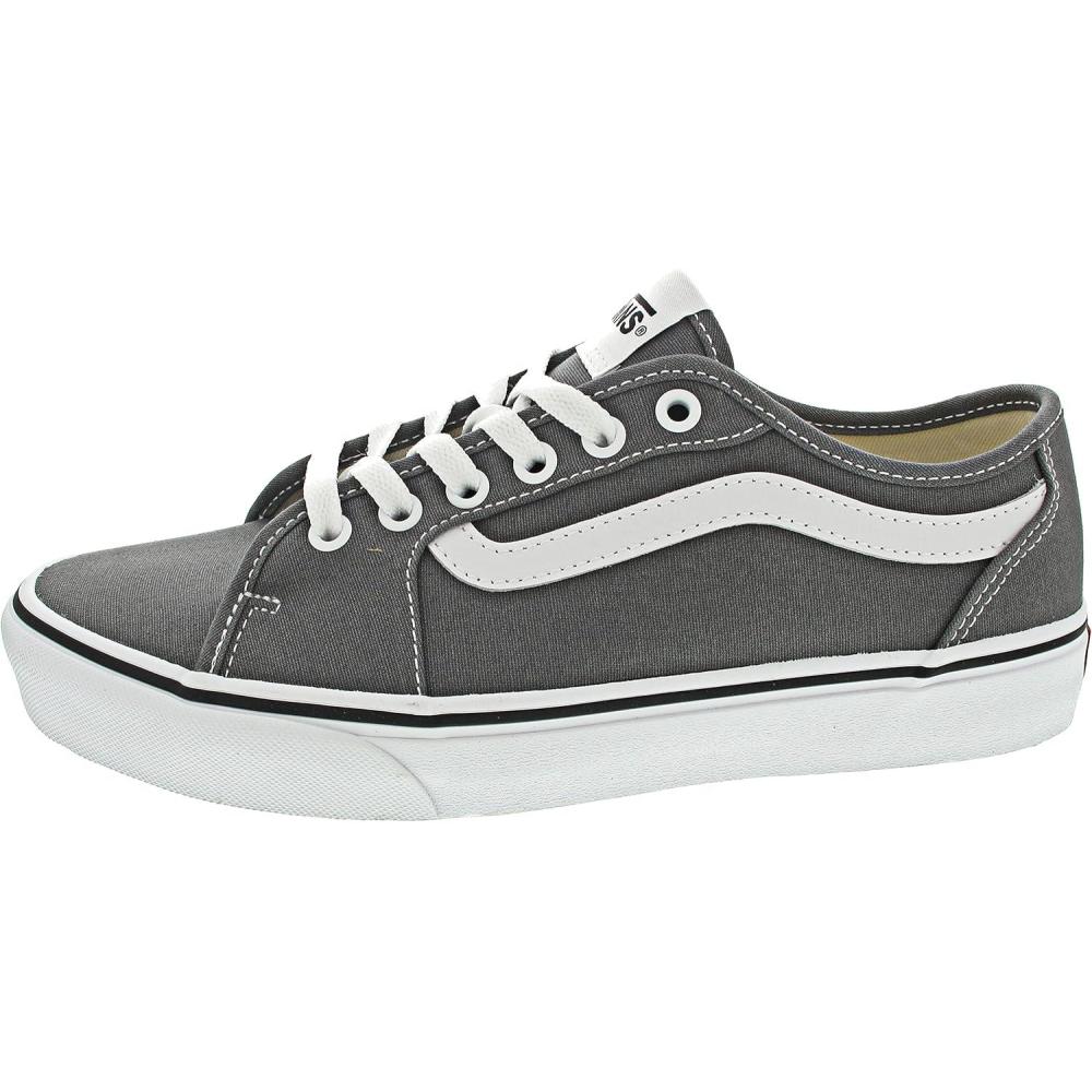 image:imageVans Mens Filmore Decon SneakerGrey Canvas Pewter White 4wv