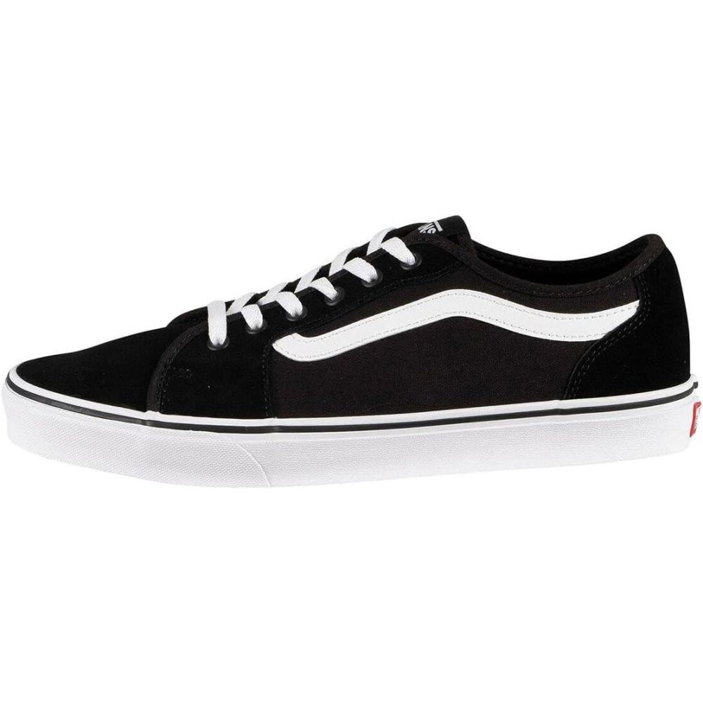 image:imageVans Mens Filmore Decon SneakerSuede Canvas Blk White
