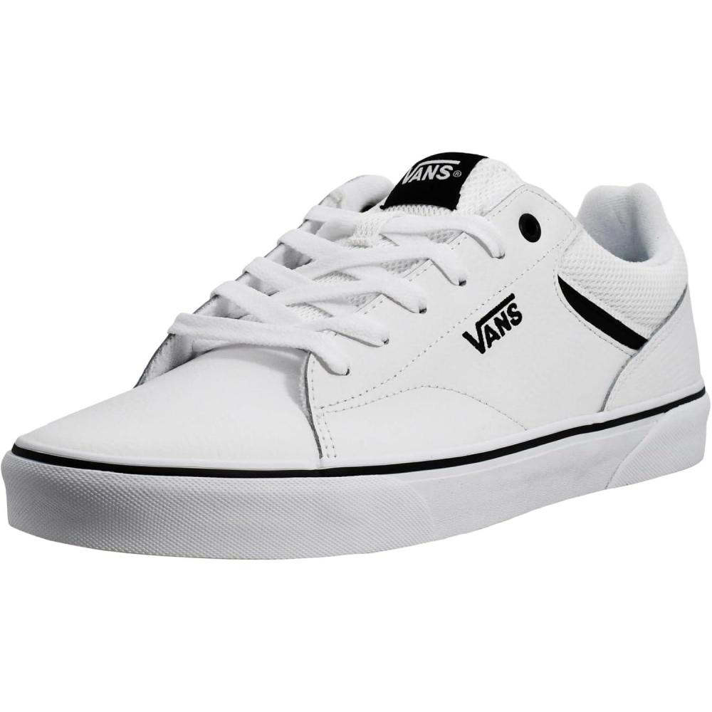 image:imageVans Mens SeldanSneakerLeather Pop BlackWhite