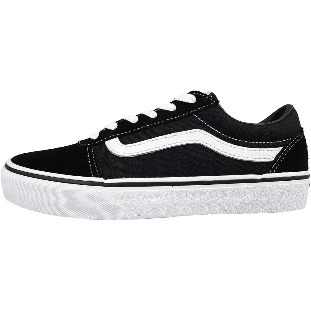 image:imageVans Mens Sneaker Filmore TrainersBlack Suede Canvas Black White Iju