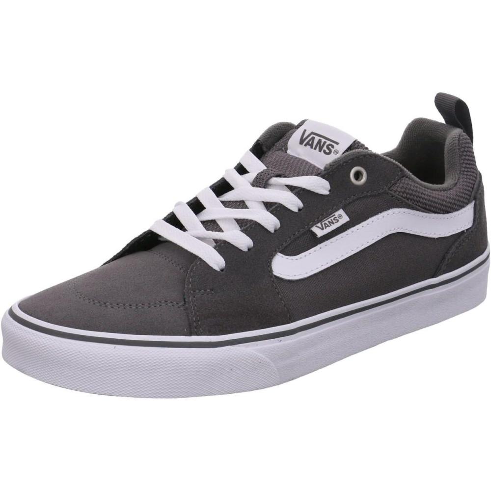 image:imageVans Mens Sneaker Filmore TrainersGrey Suede Canvas Pewter White Q35