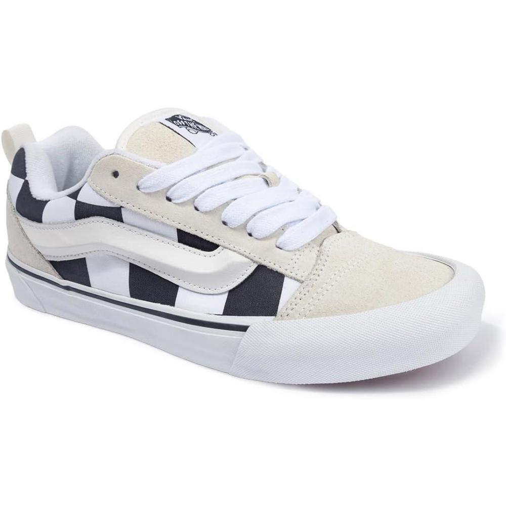 image:imageVans UnisexAdult Knu Skool ShoeMega Check Blanc De BlancBlack