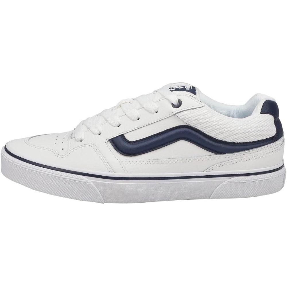 image:imageVans UnisexChild Caldrone Low Top ShoeLeather Pop Dress BluesWhite