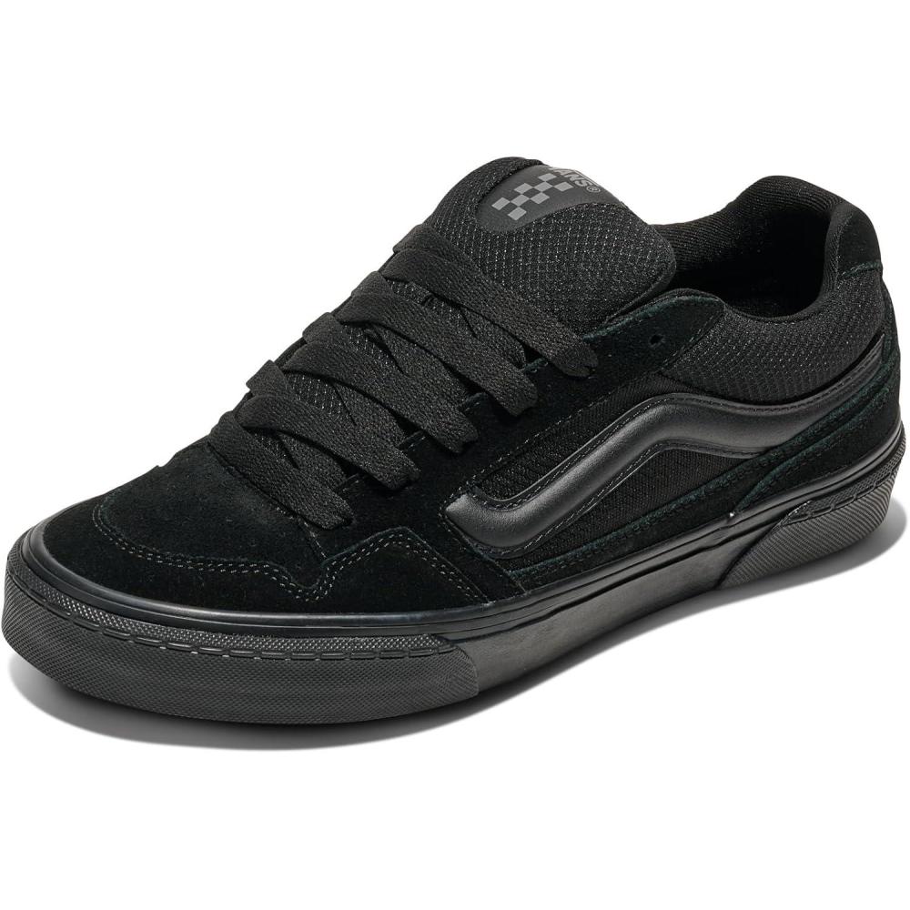 image:imageVans UnisexChild Caldrone Low Top ShoeSuedeMesh BlackBlack