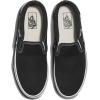 Vans Men’s Asher Slip-On Shoe(Canvas Black/White)