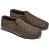 Vans Men’s Asher Slip-On Shoe(Embossed Suede Coal Brown)