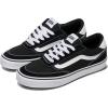 Vans Mens Brooklyn Ls(Suede/Canvas Black/White)