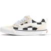 Vans Unisex-Adult Knu Skool Shoe(Mega Check Blanc De Blanc/Black)