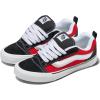 Vans Unisex-Adult Knu Skool Shoe(Red/True White)