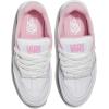 Vans Unisex-Adult Upland Shoe(Leather White/Pink)