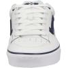 Vans Unisex-Child Caldrone Low Top Shoe(Leather Pop Dress Blues/White)