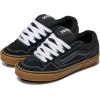 Vans Unisex-Child Caldrone Low Top Shoe(Suede Mesh Black/Gum)