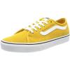 Vans Men’s Filmore Decon Sneaker(Suede Golden Glow White)