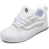 Vans Unisex-Adult Knu Skool Shoe(Leather True White)