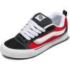 Vans Unisex-Adult Knu Skool Shoe(Red/True White)