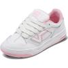 Leather White/Pink