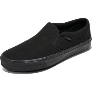 Vans Men’s Asher Slip-On Shoe(Black/Black)