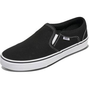Vans Men’s Asher Slip-On Shoe(Black/White)