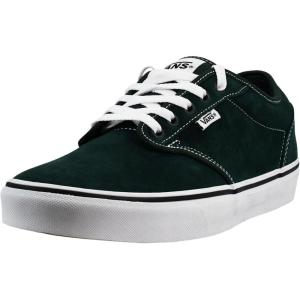 Vans Men’s Atwood Sneaker(Suede Scarab White)