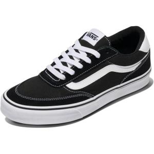Vans Mens Brooklyn Ls(Suede/Canvas Black/White)