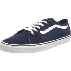 Vans Men’s Filmore Decon Sneaker(Suede Canvas Dress Blues White)