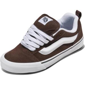 Vans Unisex-Adult Knu Skool Shoe(Brown/White)