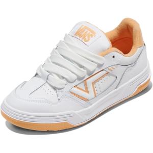 Vans Unisex-Adult Upland Shoe(Leather White/Orange)